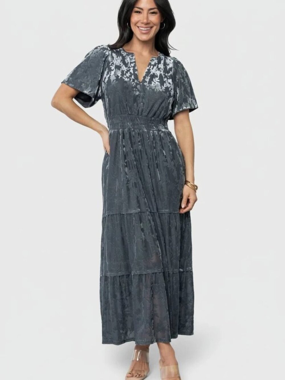 Simplee Velvet Dress